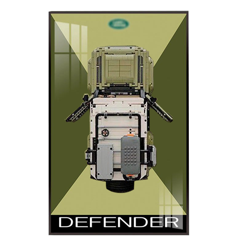 LEGO® Technic Land Rover Defender Wall Display – Terrain X Graphic Edition (42110)