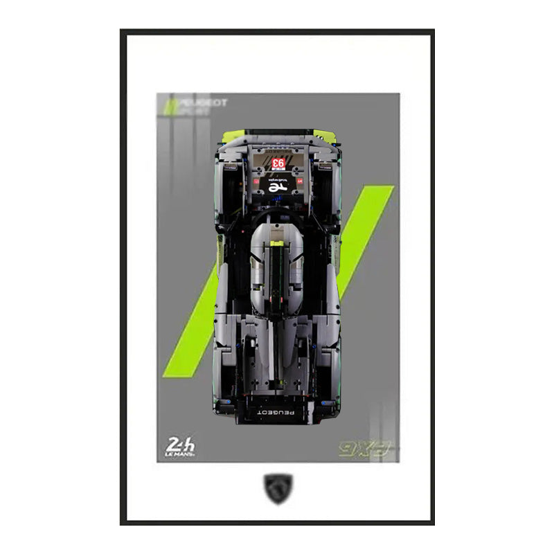 Peugeot 9X8 Display Frame – Signature 3-Stripes Edition (42156)