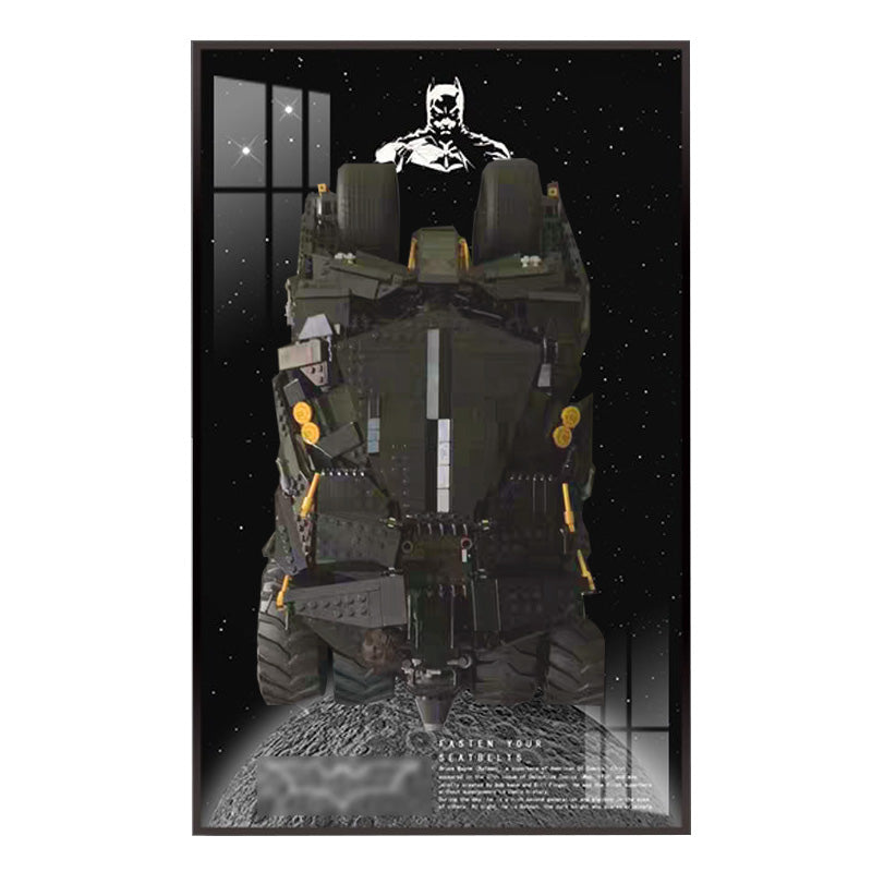 LEGO® Batmobile™ Tumbler Wall Display – Classic Comic Noir Edition (76240)